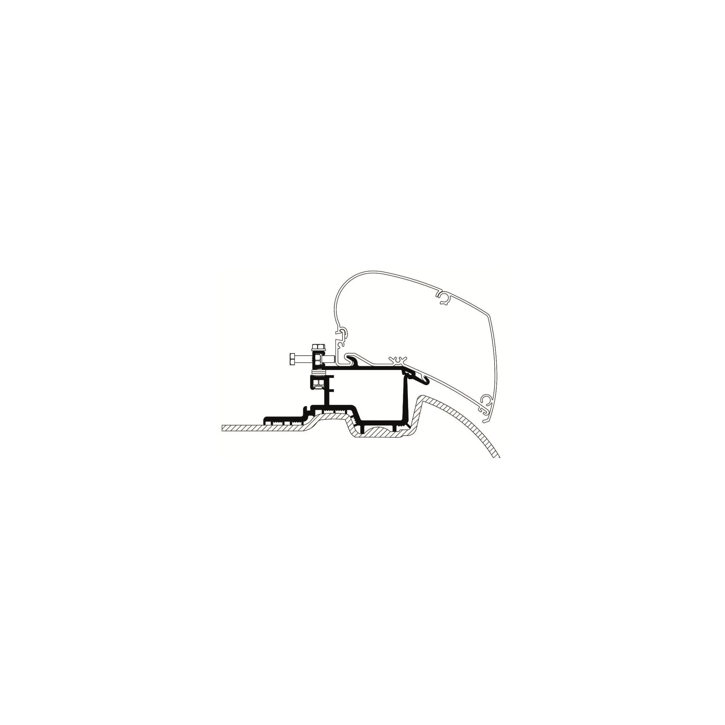Adaptateur de store Crafter de 2007 à 2016