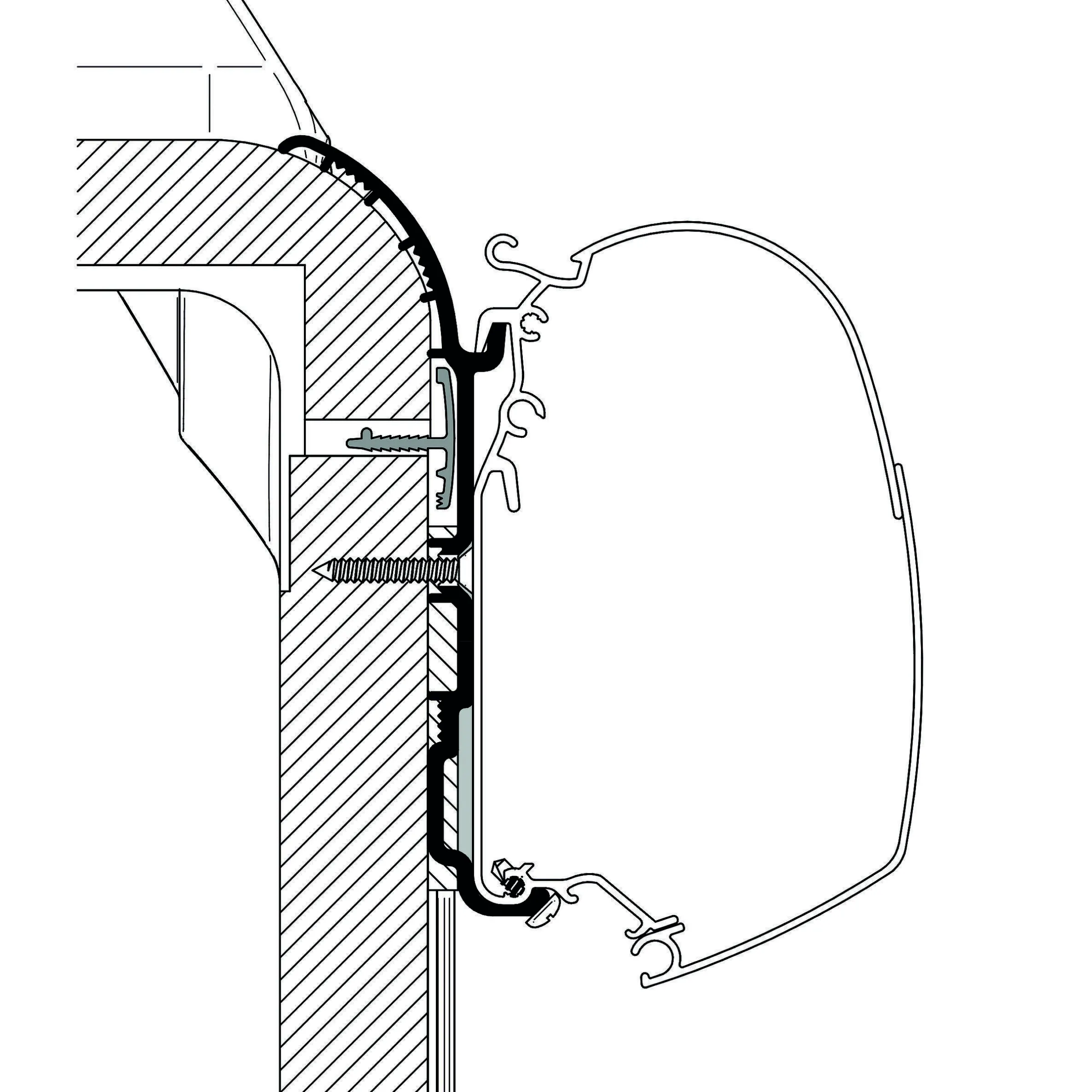 Adaptateur de stores Burstner Ixeo