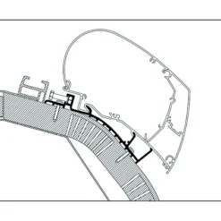 Adaptateur de stores Carthago à partir de 2014