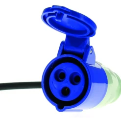 Adaptateur femelle CEE P17 / mâle Schuko