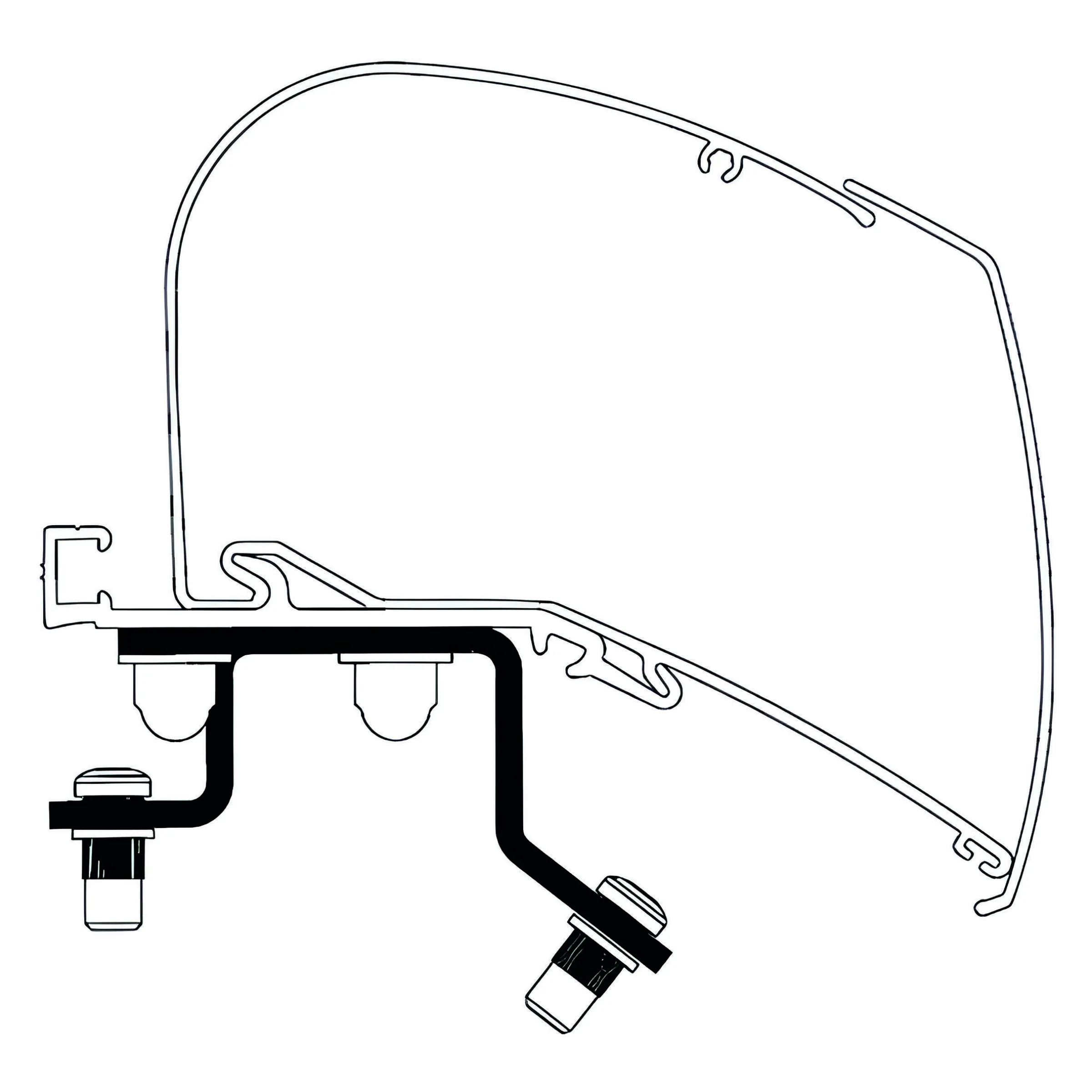 Adaptateur Omnistor 6300 Renault Master 2024 - L3H2