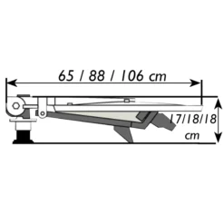 Antenne satellite manuelle Voyager G3 seule