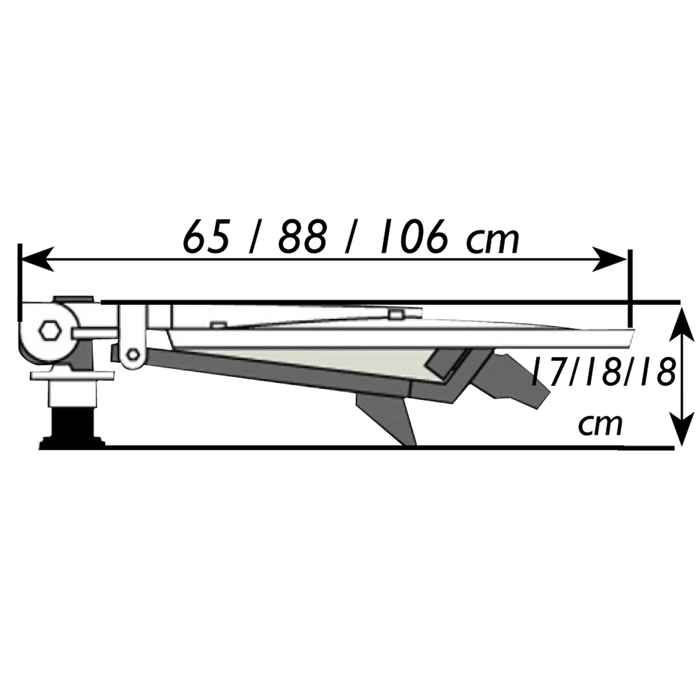 Antenne satellite manuelle Voyager G3 seule