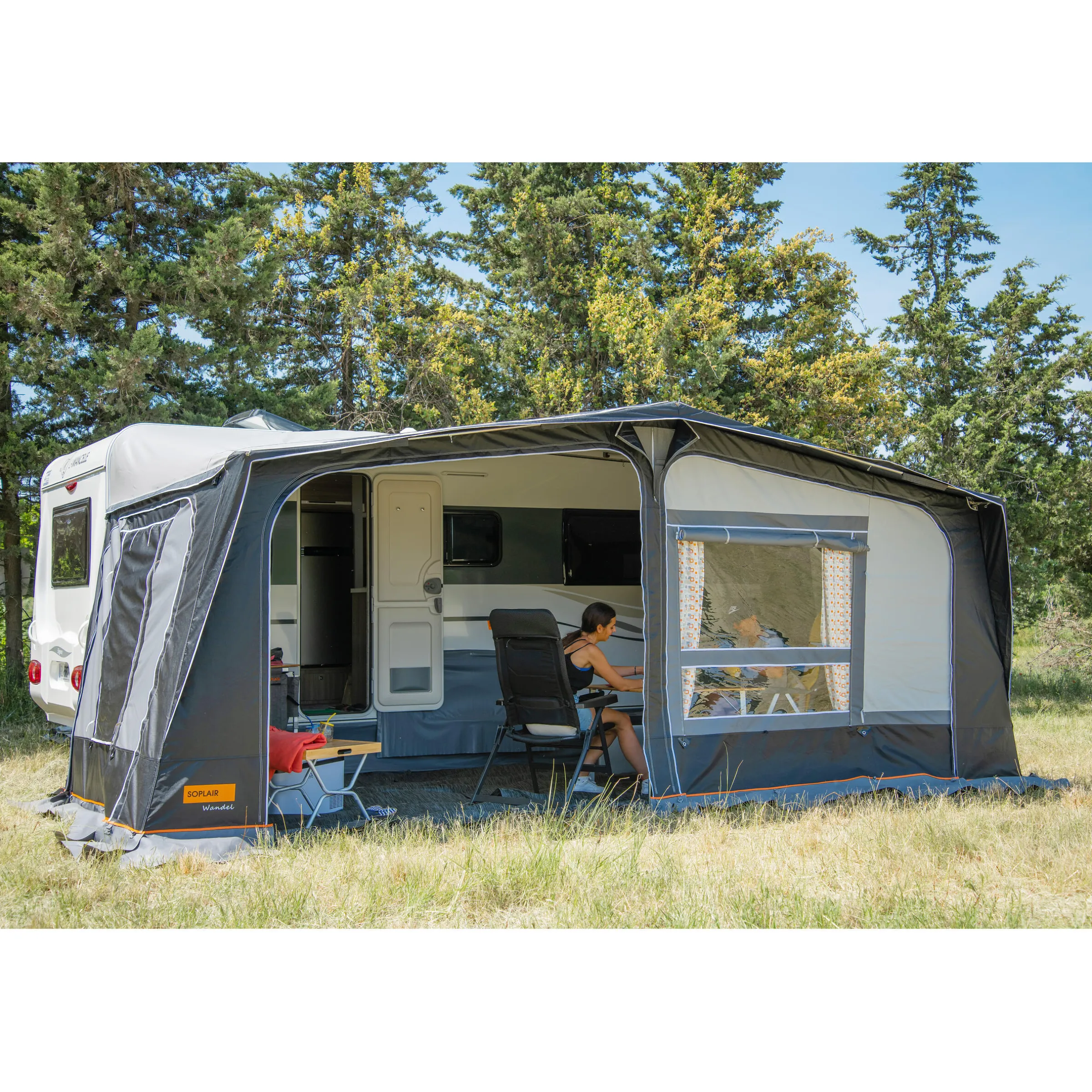Auvent traditionnel pour caravane Wandel