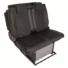 Banquette-lit coulissante ISOFIX revêtement noir/noir