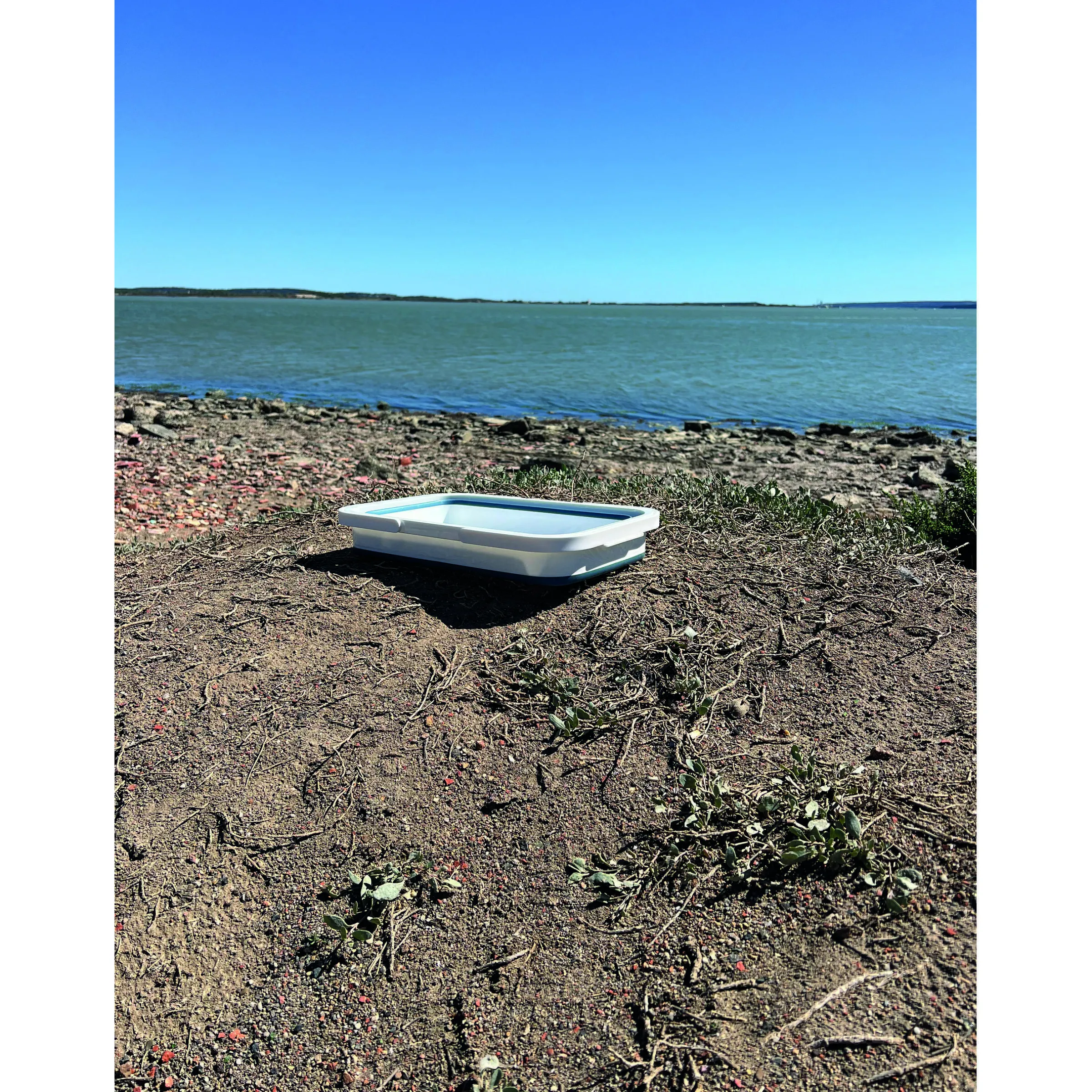 Bassine rétractable avec anses