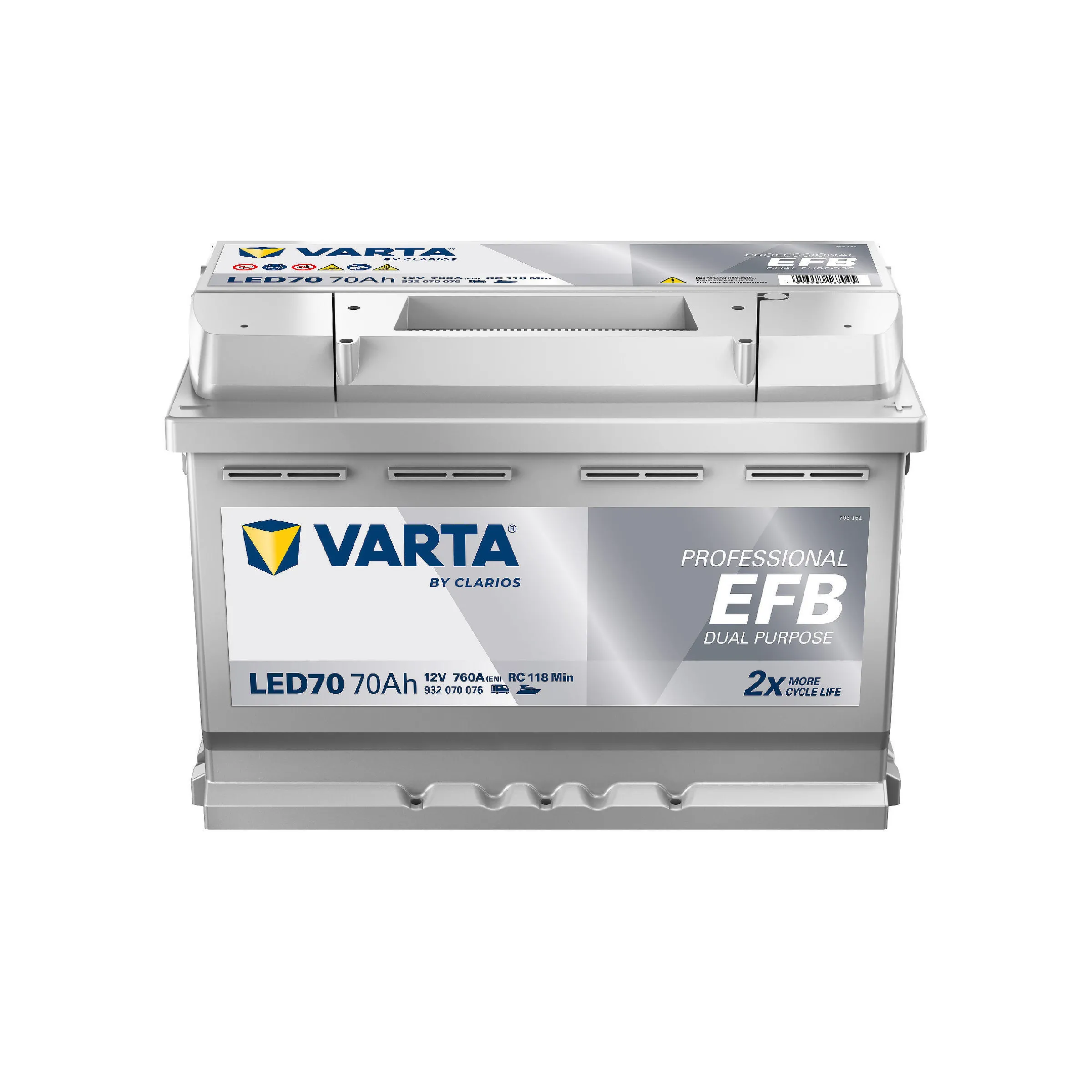 Batterie auxiliaire acide Professional Dual Purpose EFB