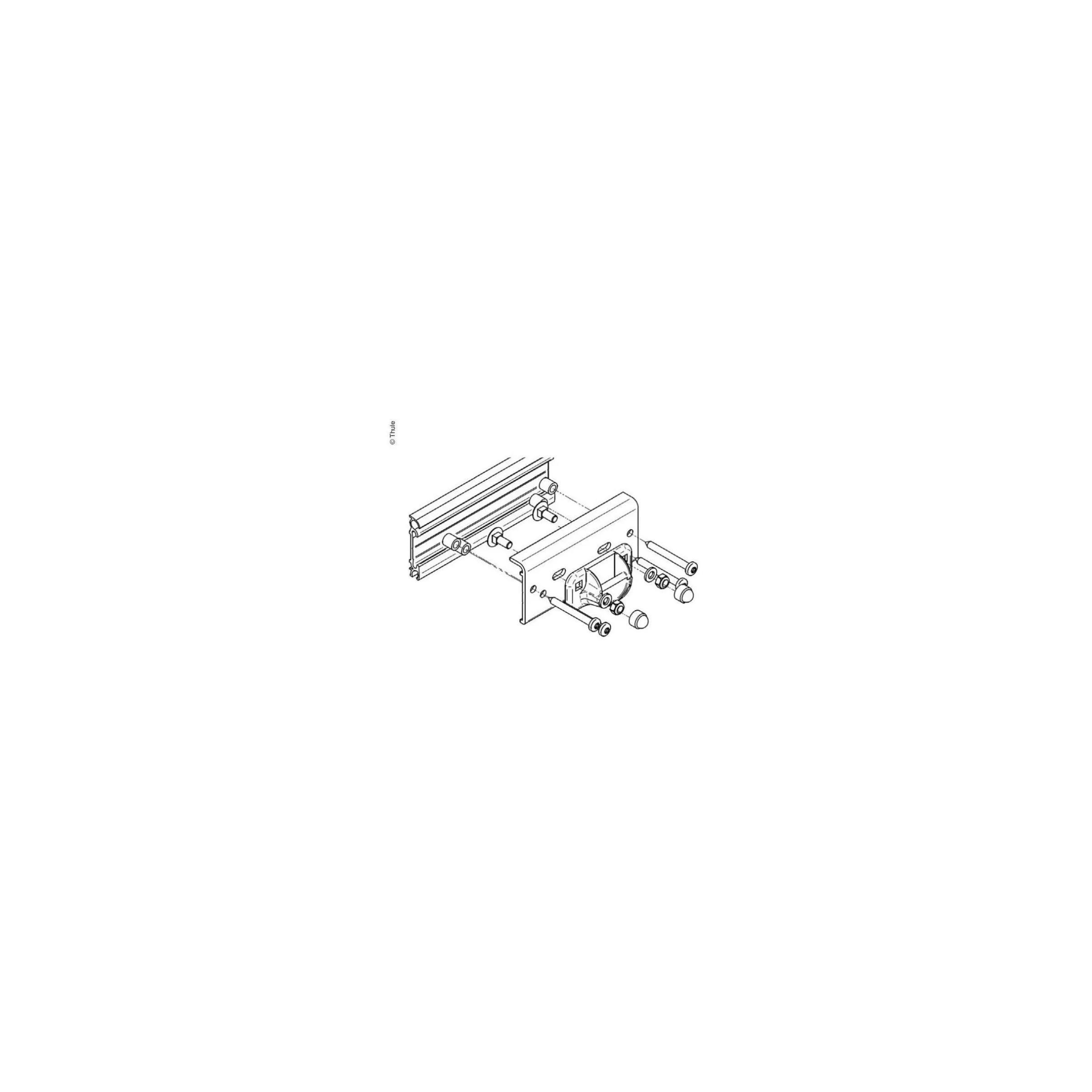 Bike Carrier Adapter pour Dethleffs/Carado/Sunlight (5 pc)
