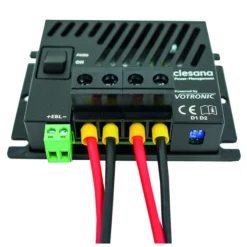 Chargeur DC/DC et relais avec câble inclus pour toilette sèche C1