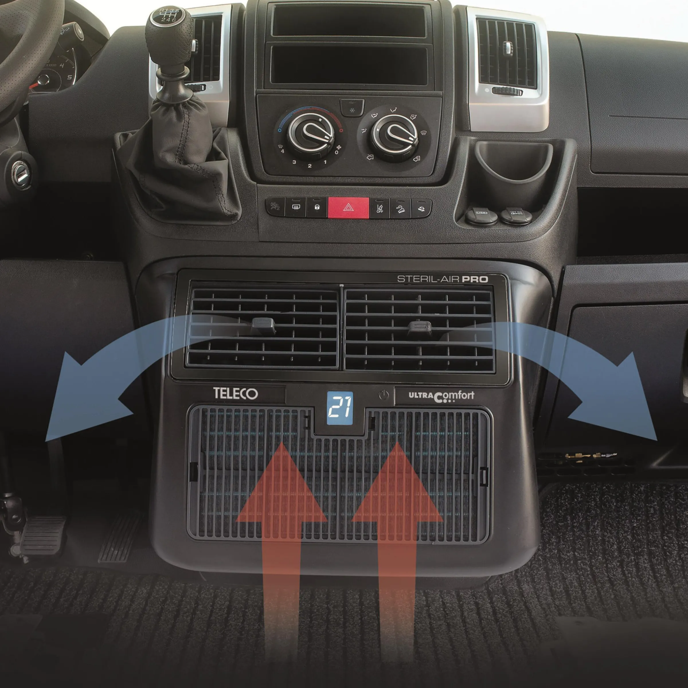 Climatisation réversible de cabine Ultra Comfort composé du système Sterilair Pro