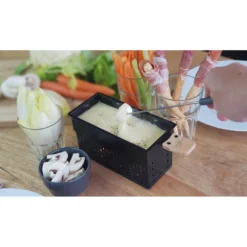 Coffret raclette et fondue à la bougie