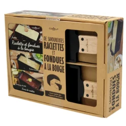 Coffret raclette et fondue à la bougie