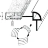Coin de profil d'assemblage