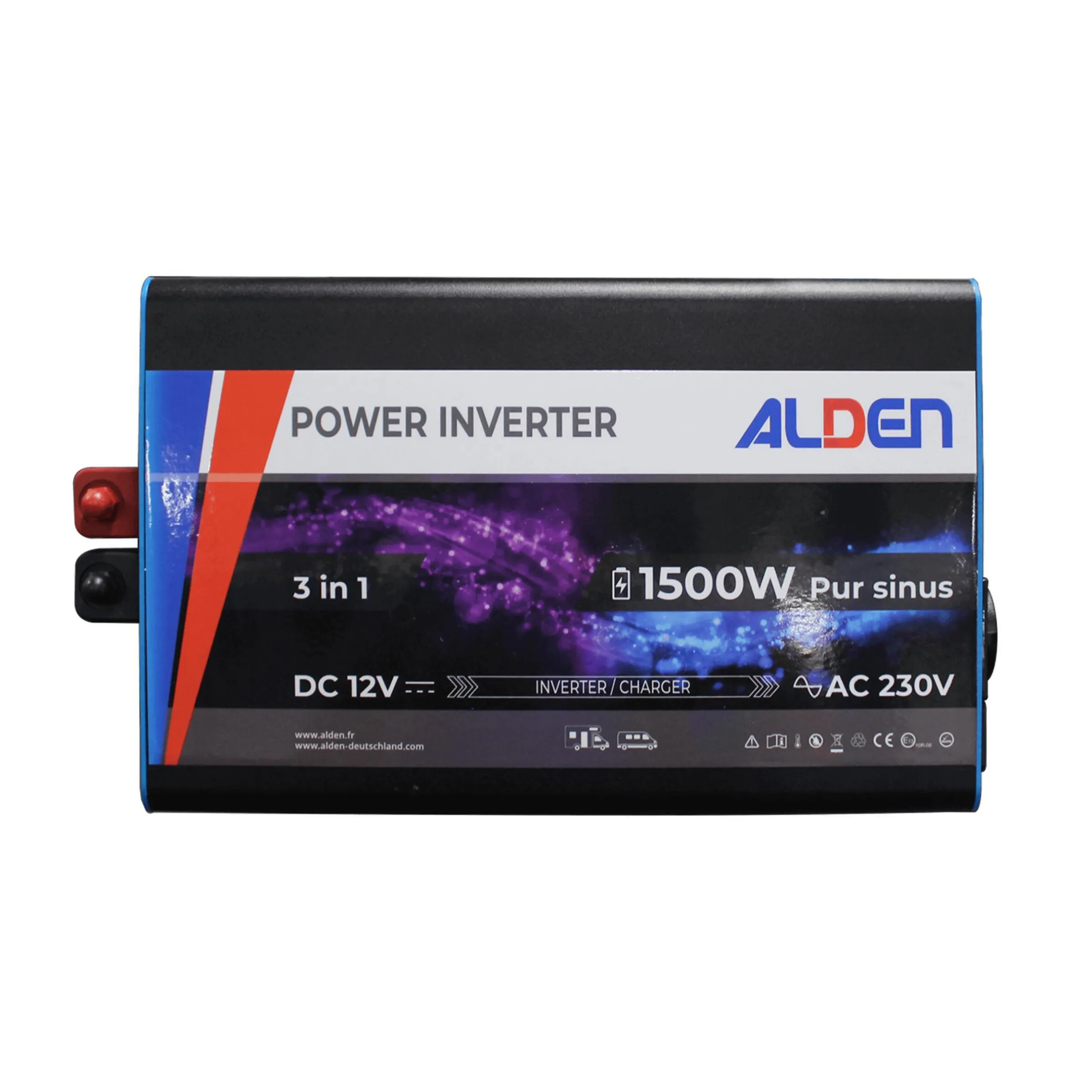 Convertisseur DC/AC pure sinus et chargeur AC-DC