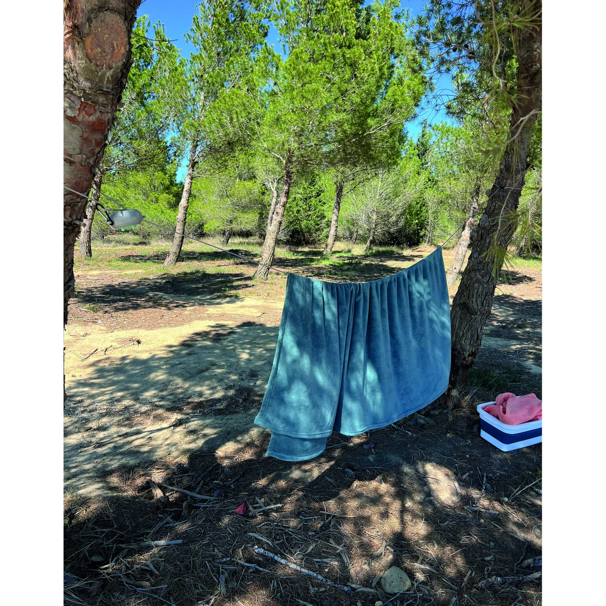 Corde à linge de 8,5 m avec enrouleur