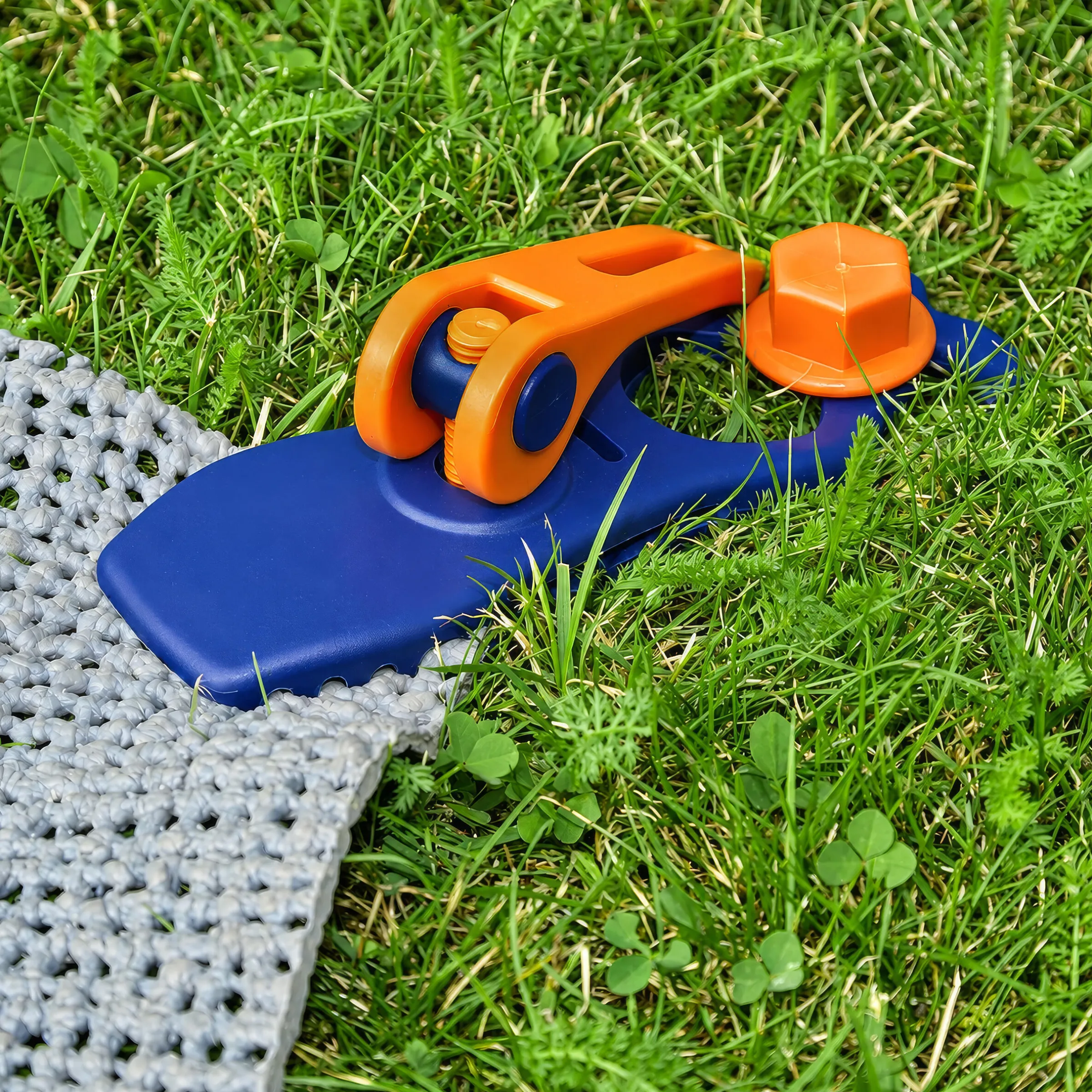 Crocodile Peggy® Pince de serrage à dégagement rapide bleu - Lot de 4