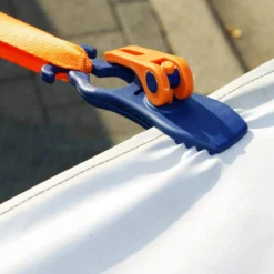 Crocodile Peggy® Pince de serrage à dégagement rapide bleu - Lot de 4