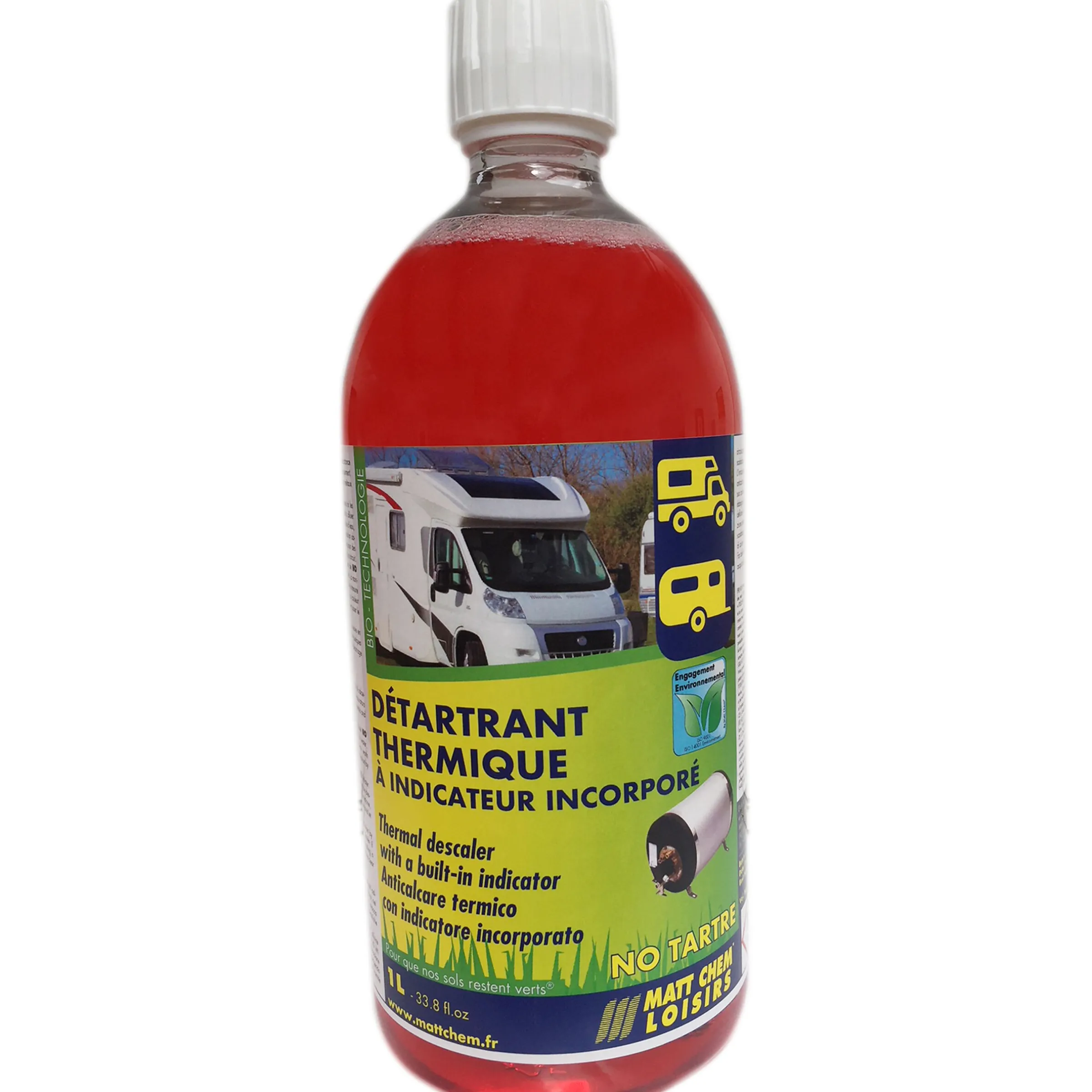 Détartrant thermique à indicateur incorporé No Tartre