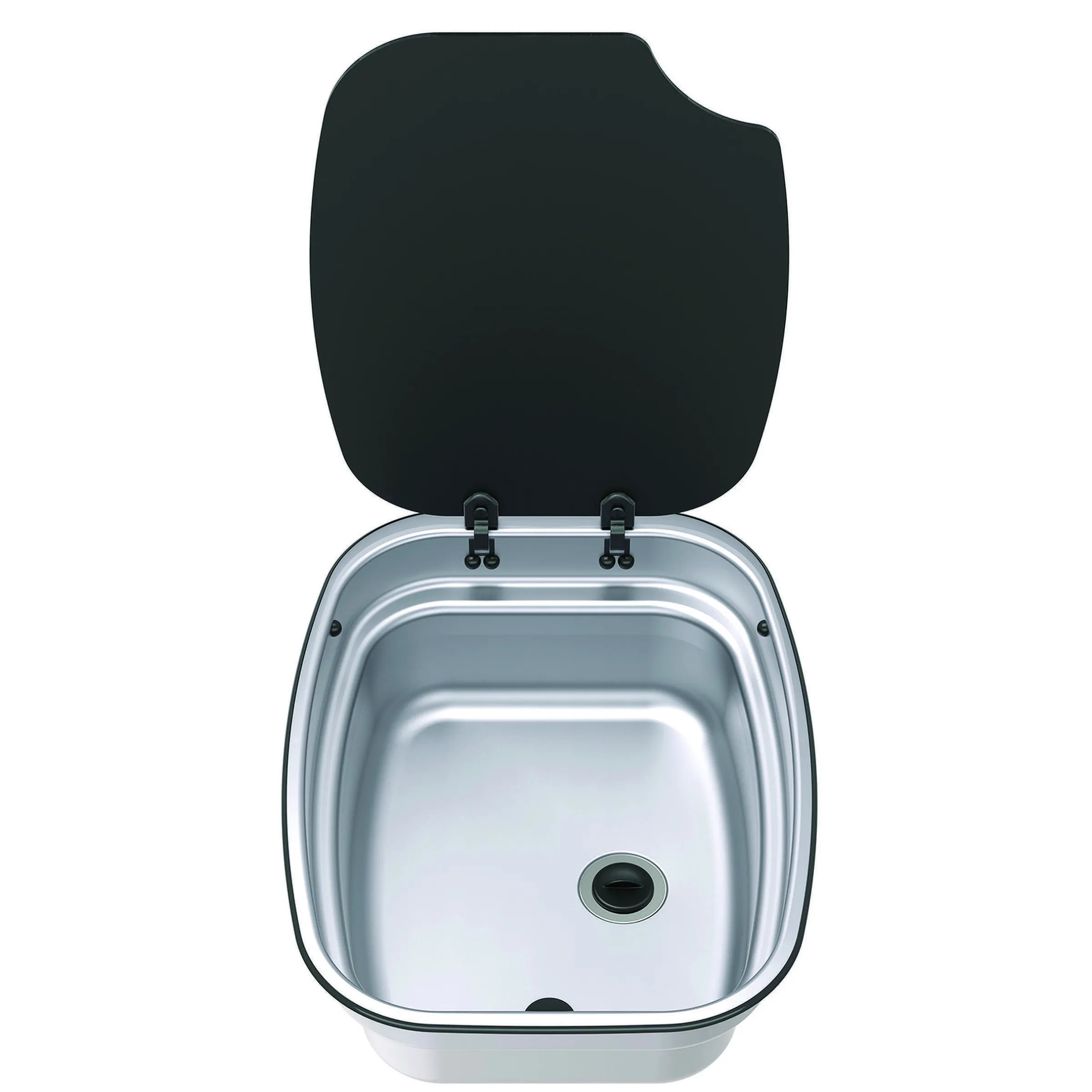 Evier couvercle Argent Bowl