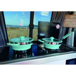 Faitout rétractable pour camping