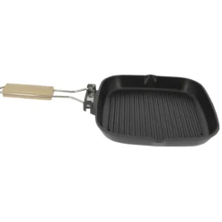 Grill avec poignée pliante