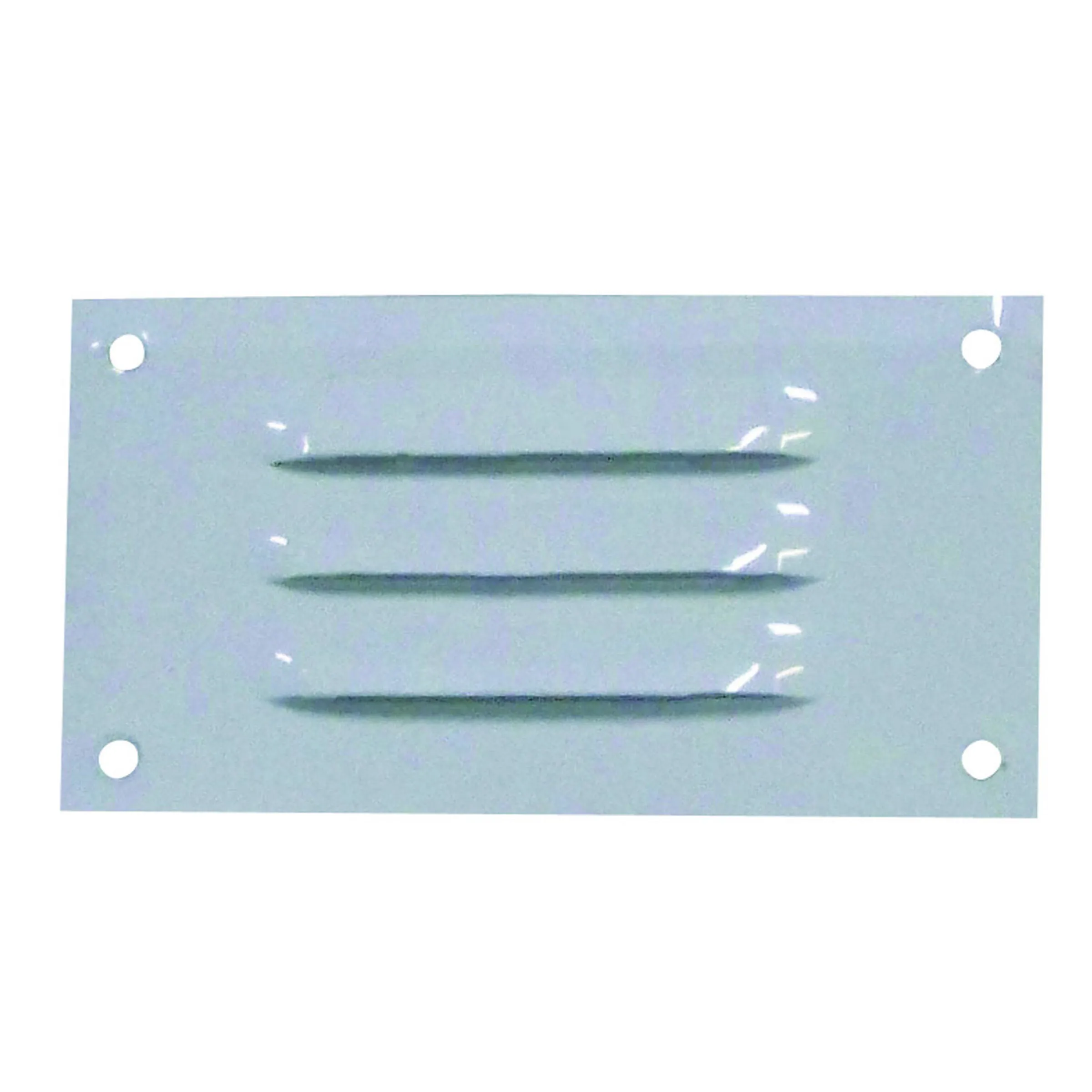 Grille d'aération en aluminium laqué blanc
