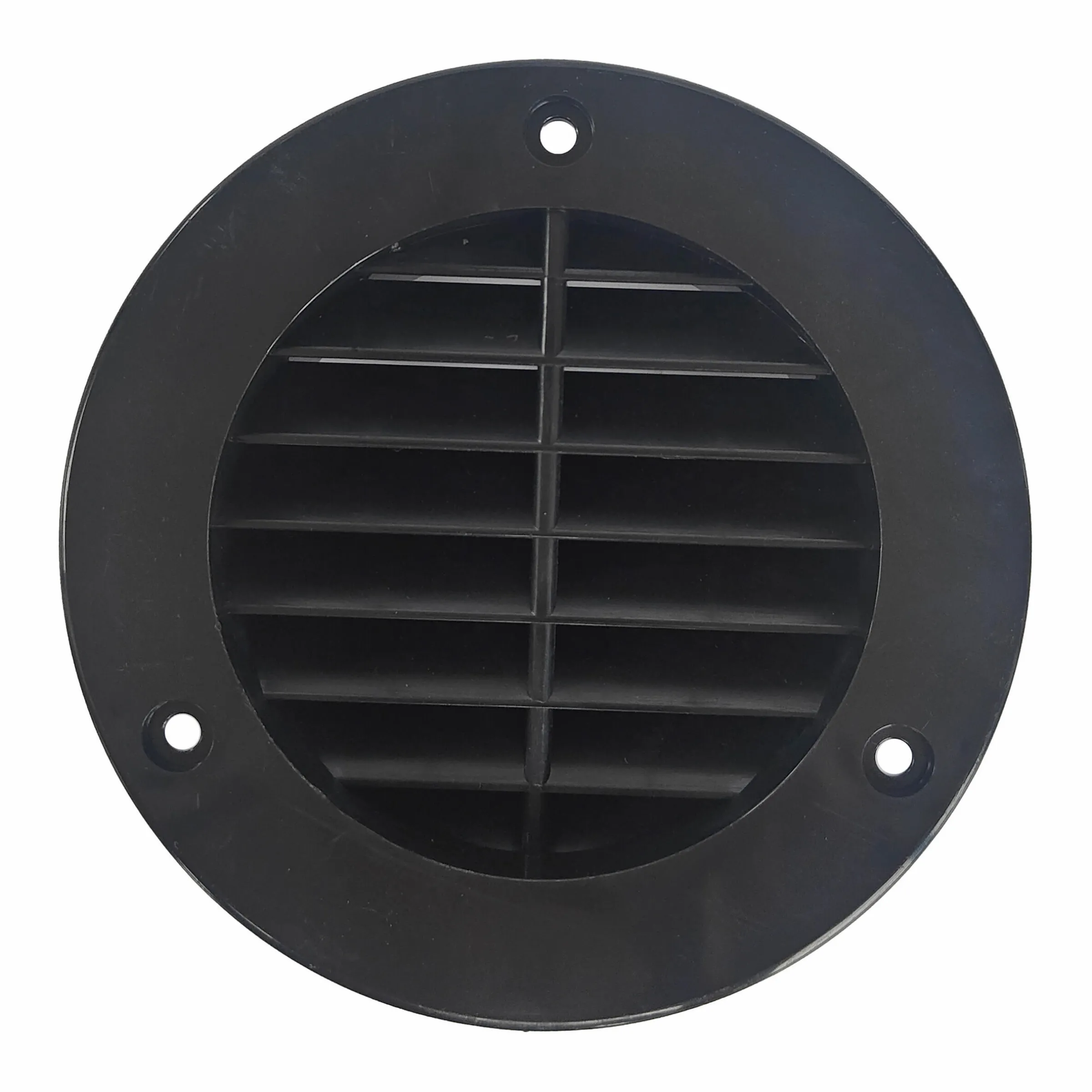 Grille d'aération noir pour meuble Dia.110mm
