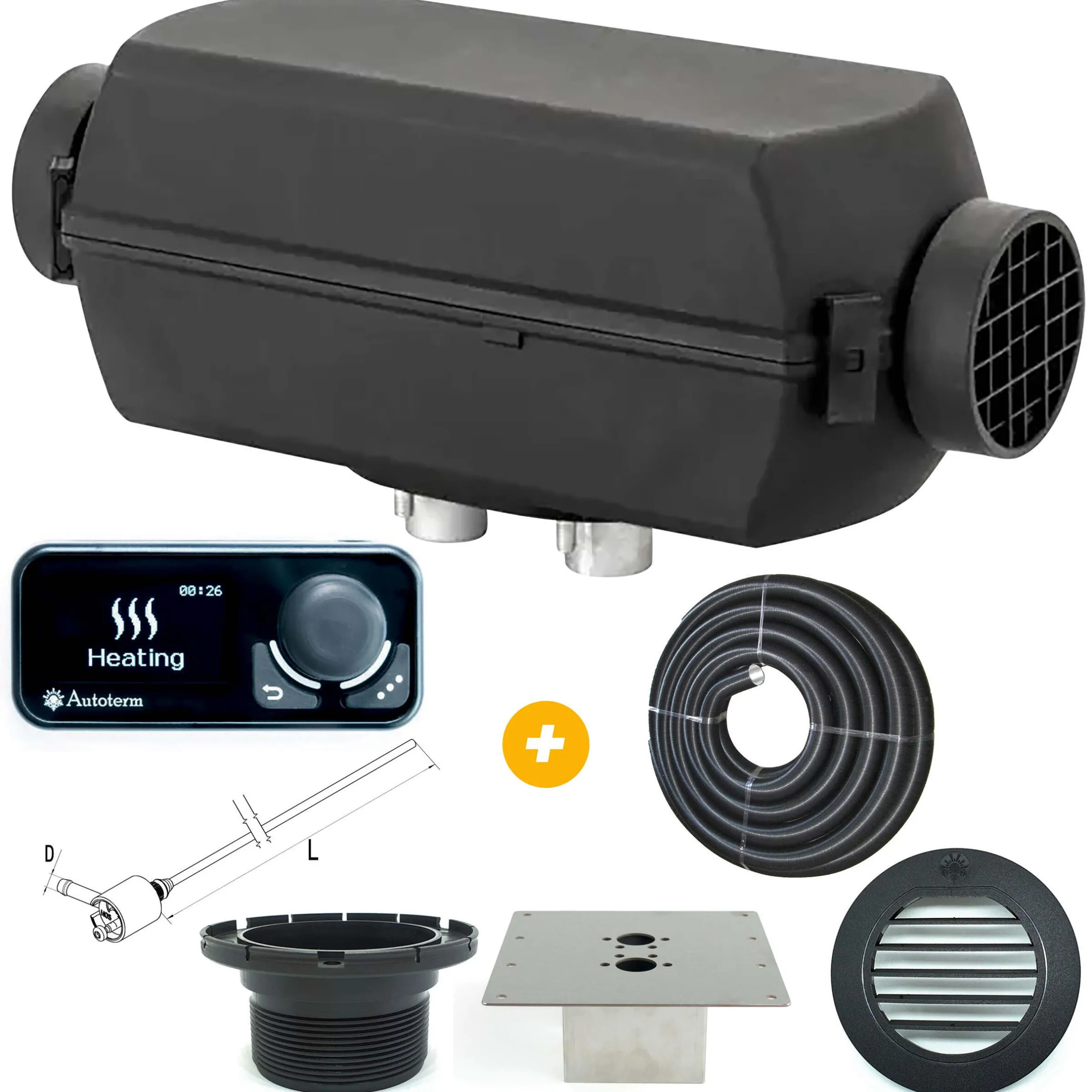 Kit chauffage Ford Transit Custom à partir de 2024 – Intérieur