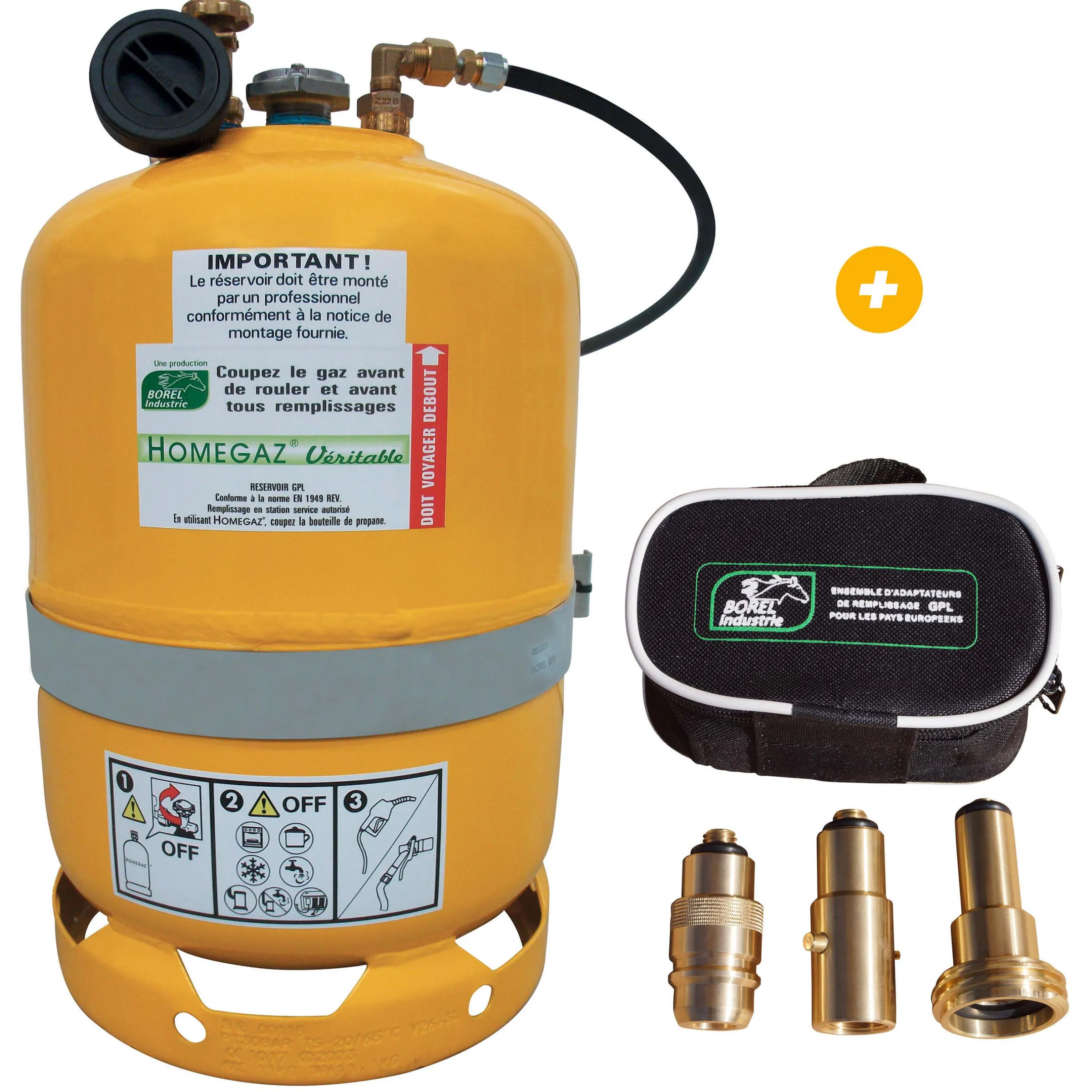 Kit GPL Homegaz + Adaptateur europe