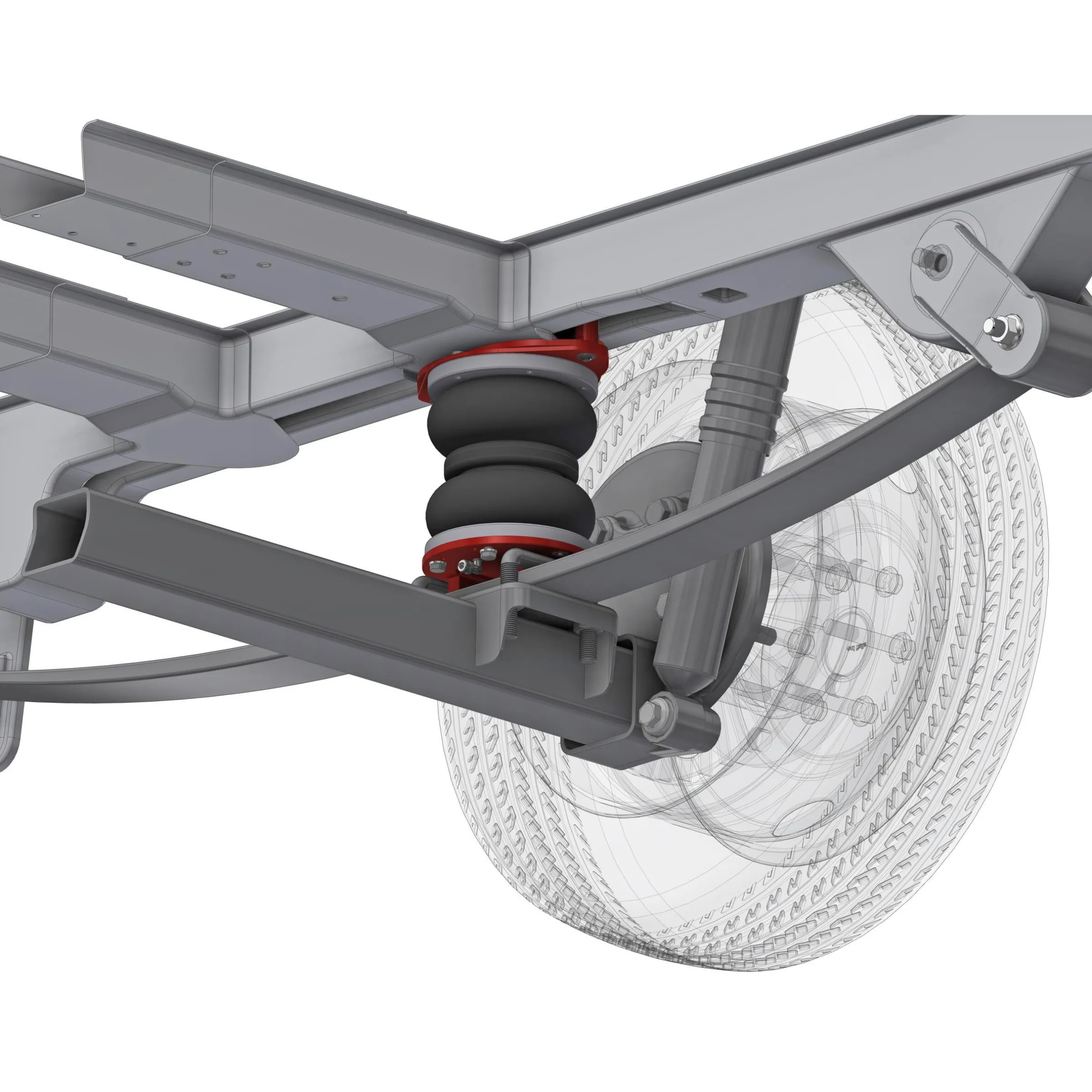 Kit renfort suspension pneumatique Semi Air Renforcé 8'' Transit