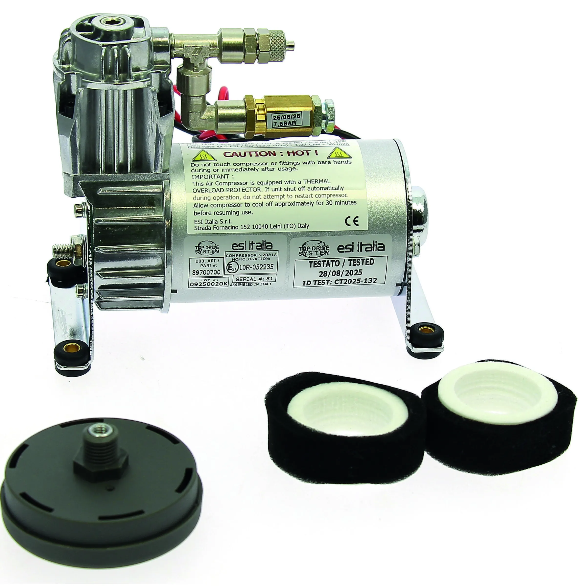 Kit renfort suspension pneumatique Semi Air Renforcé 8'' Transit