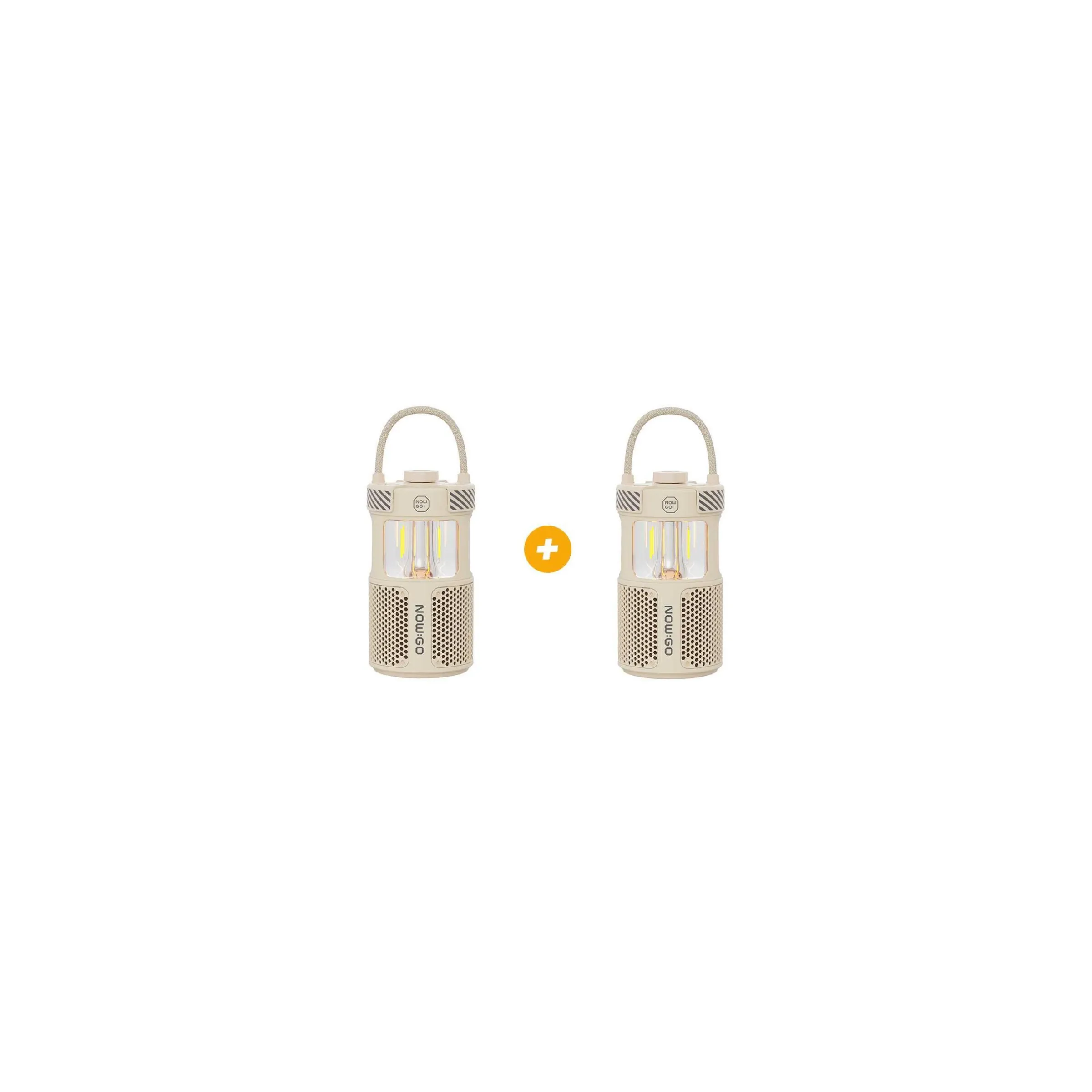Lampe / enceinte de camping rechargeable Follow Light F1 Sable