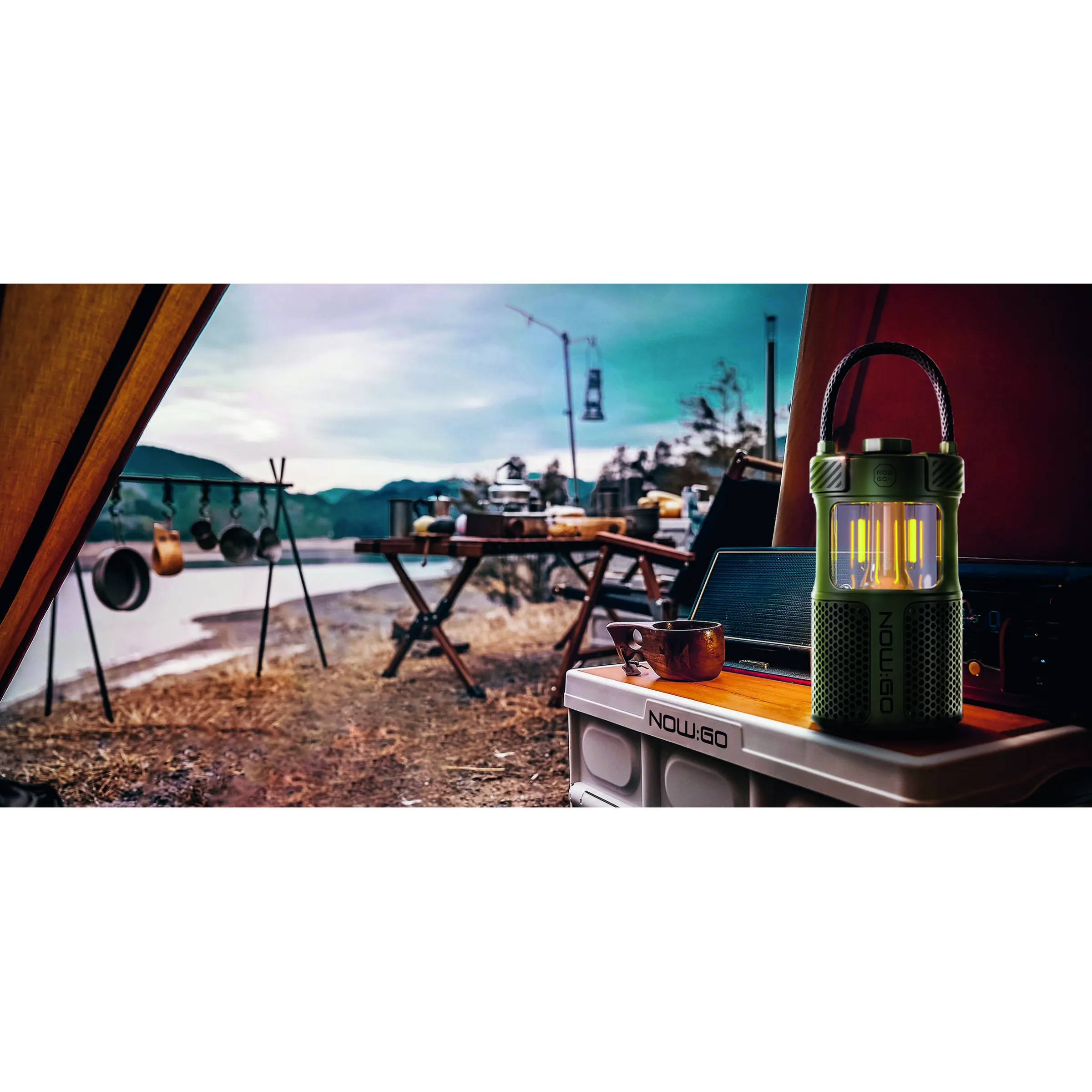 Lampe / enceinte de camping rechargeable Follow Light F1
