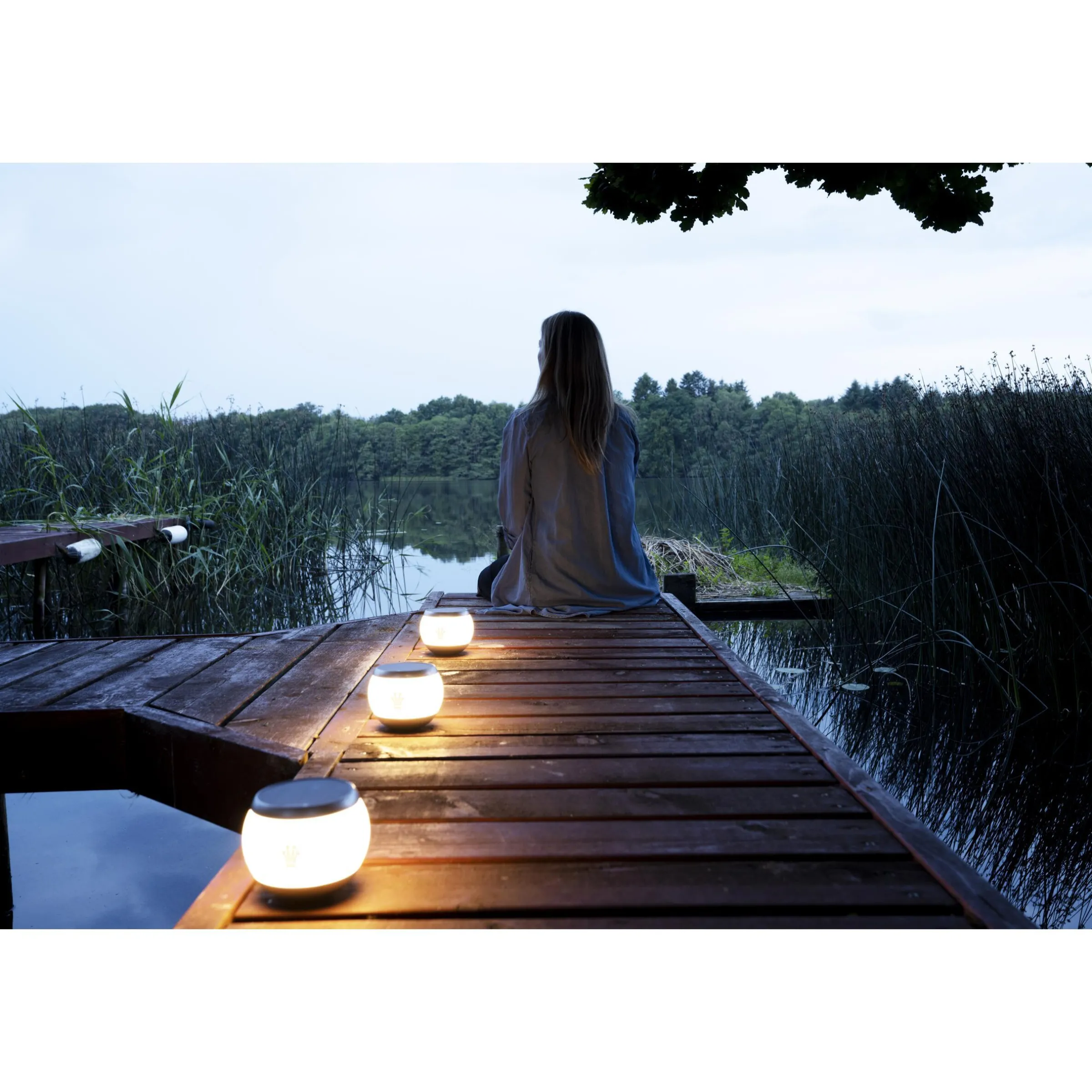 Lampe solaire pour pare-vent (2 pcs)