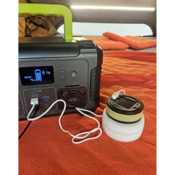 Lanterne de camping solaire magnétique rechargeable