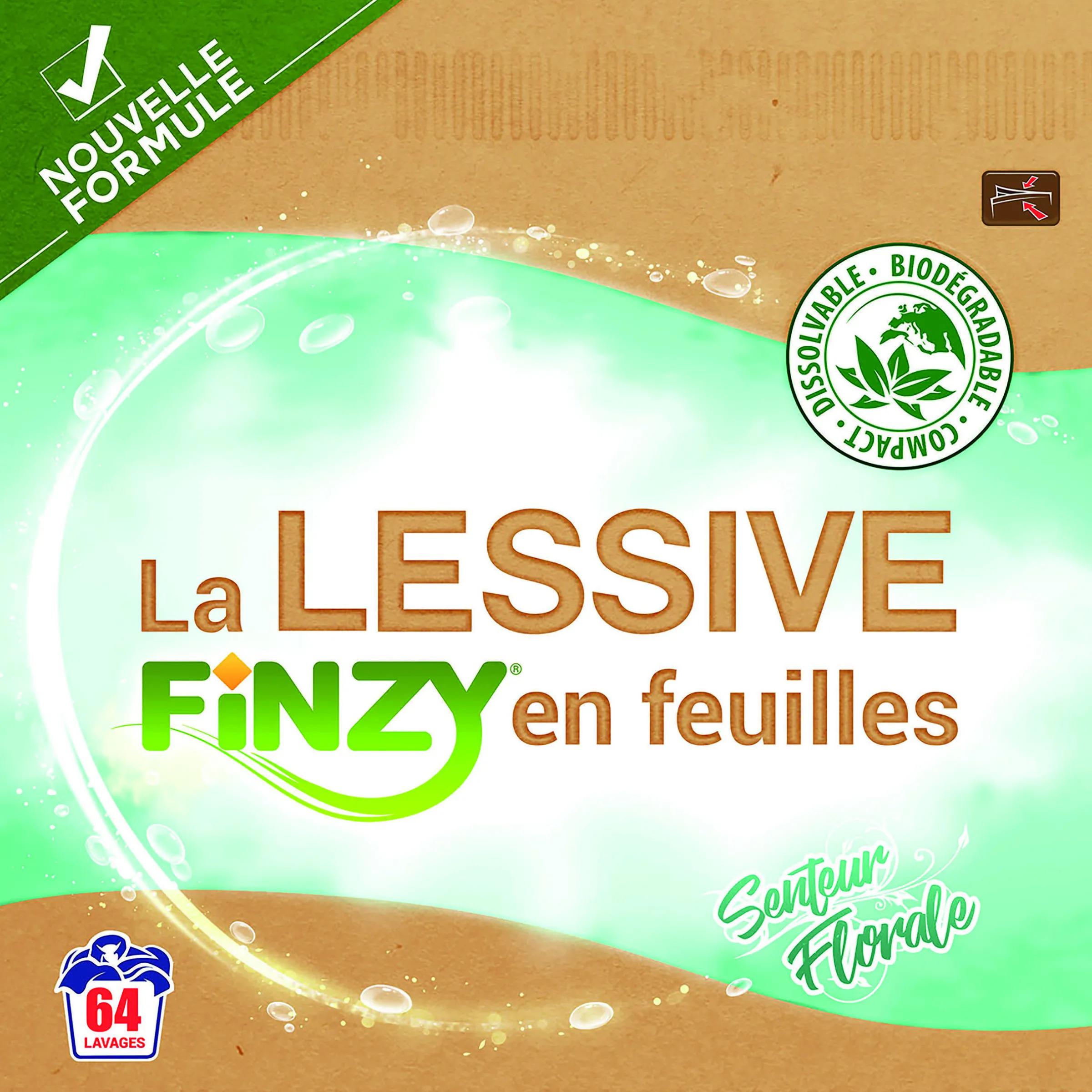 Lessive en feuilles