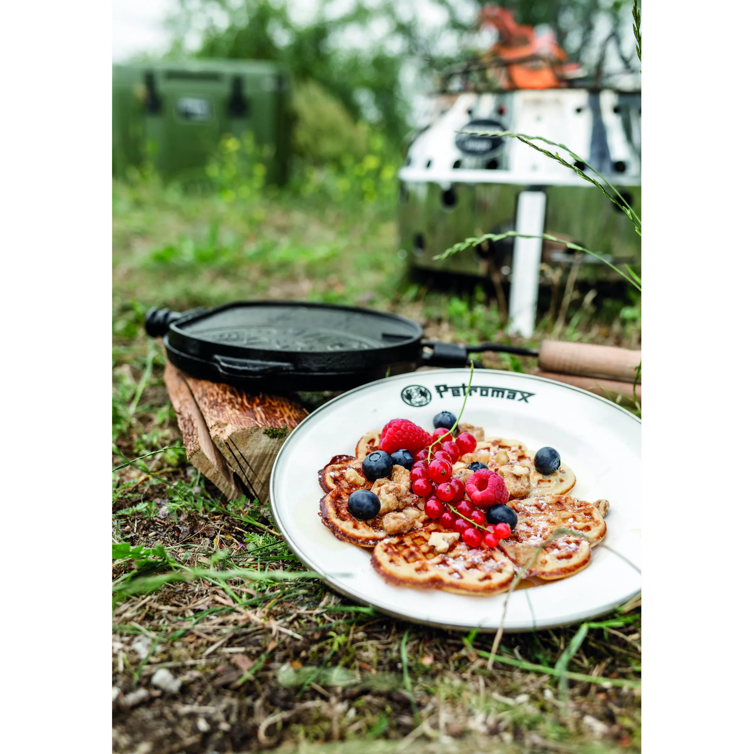 Lot de 2 assiettes en émail