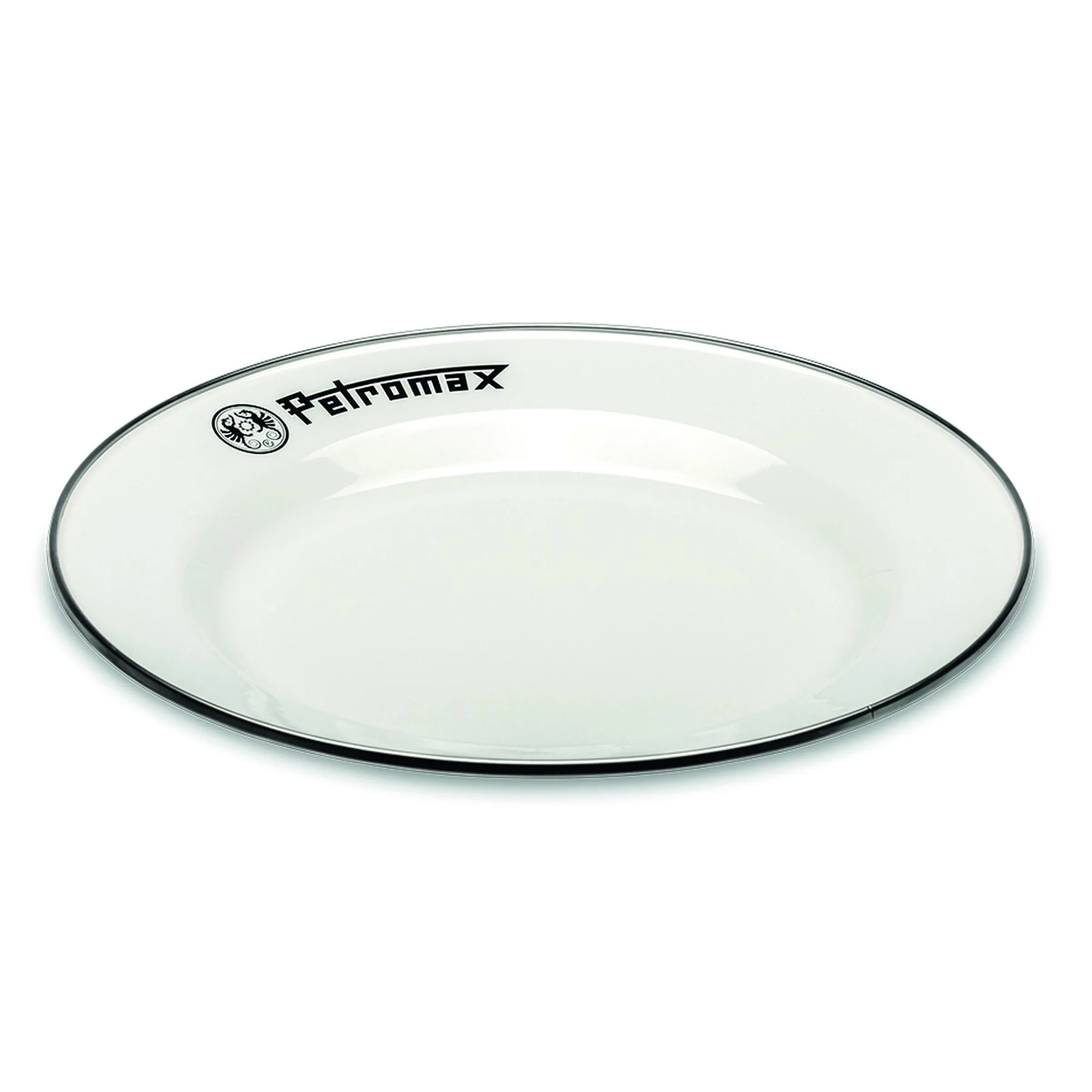 Lot de 2 assiettes en émail