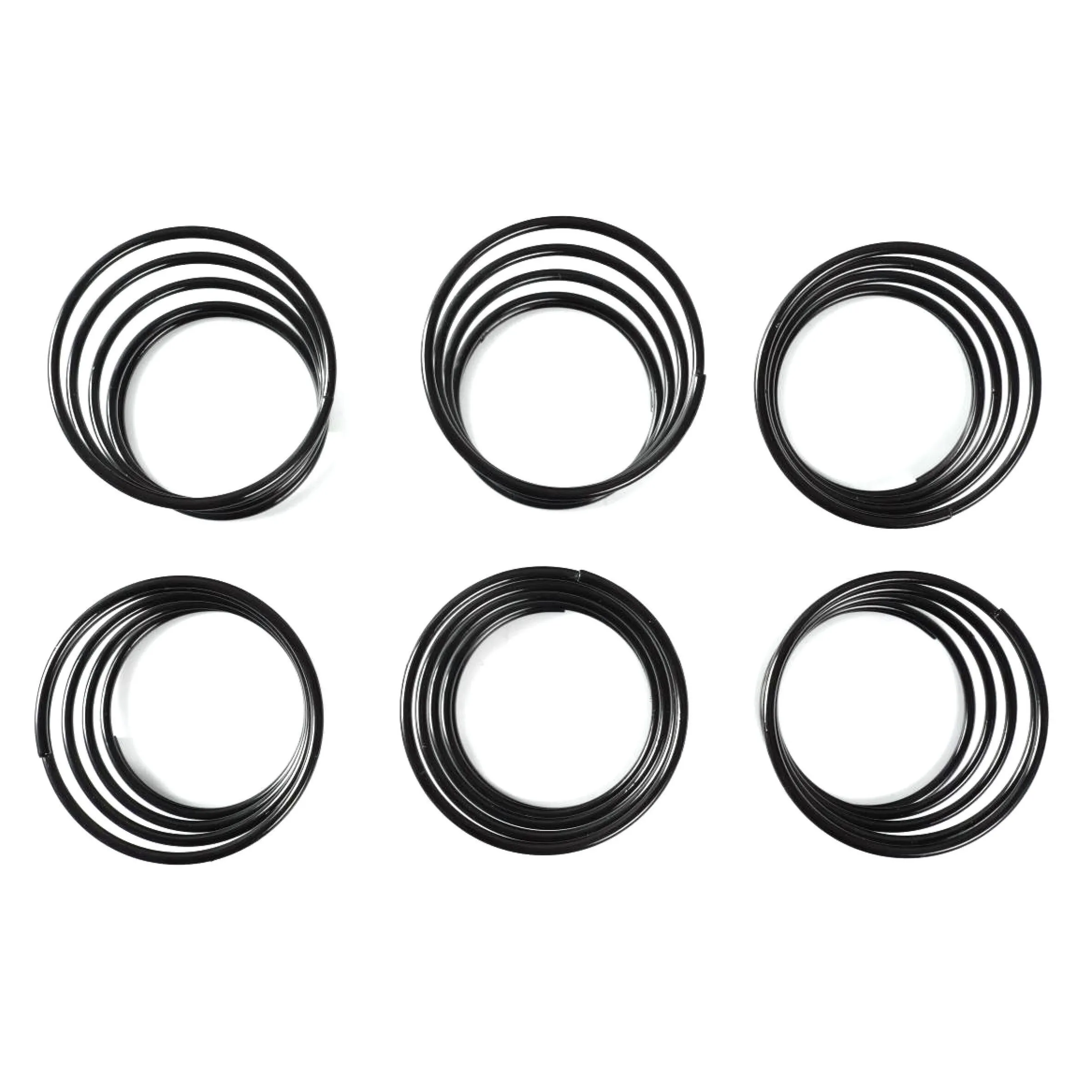 Lot de 6 supports de verre ressorts