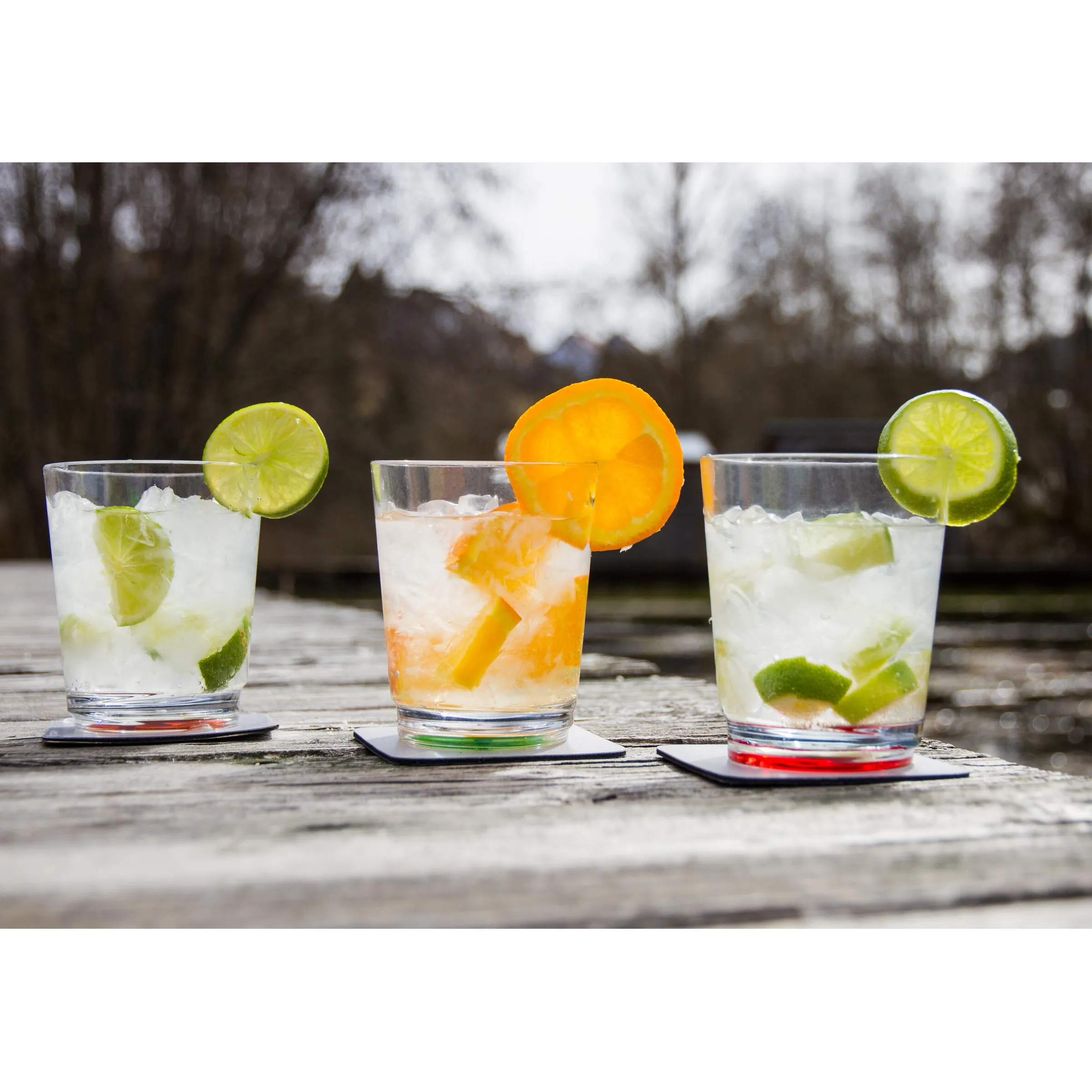 Lot de 6 verres à eau aimantés