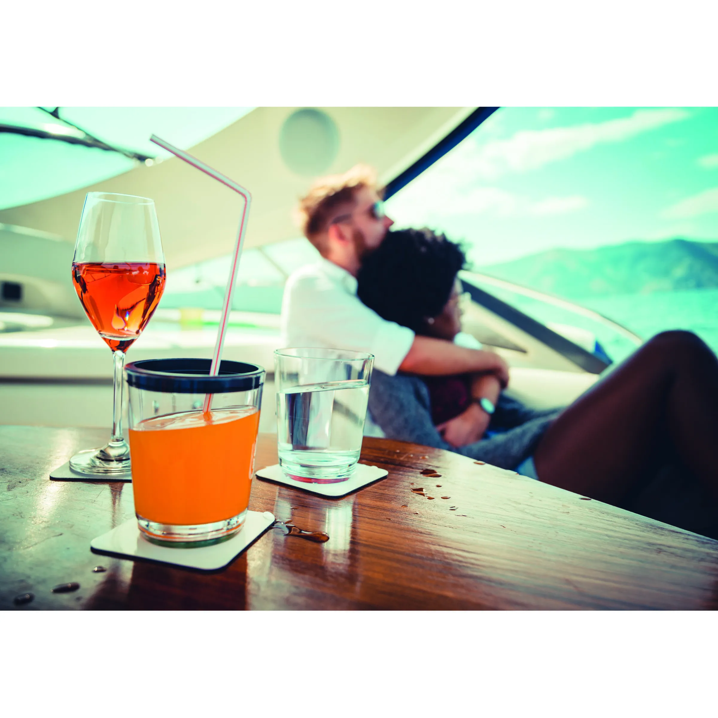 Lot de 6 verres à eau aimantés