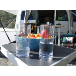 Lot de 2 verres à eau long drink en tritan