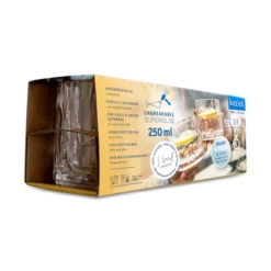 Lot de 2 verres à eau 250 ml