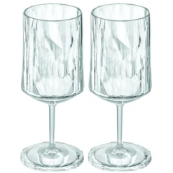 Lot de 2 verres à vin