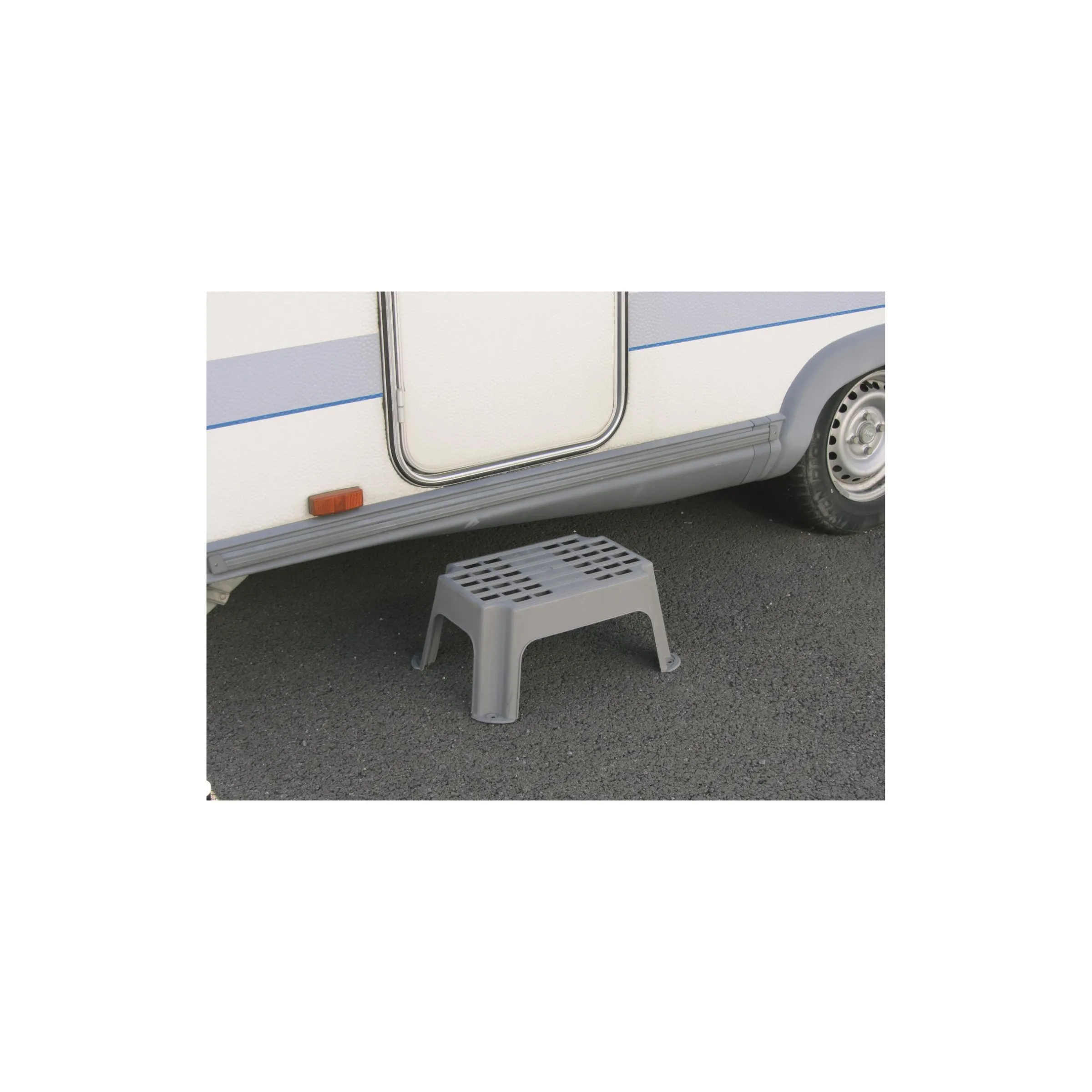 Marche pied monobloc petit pour camping-car