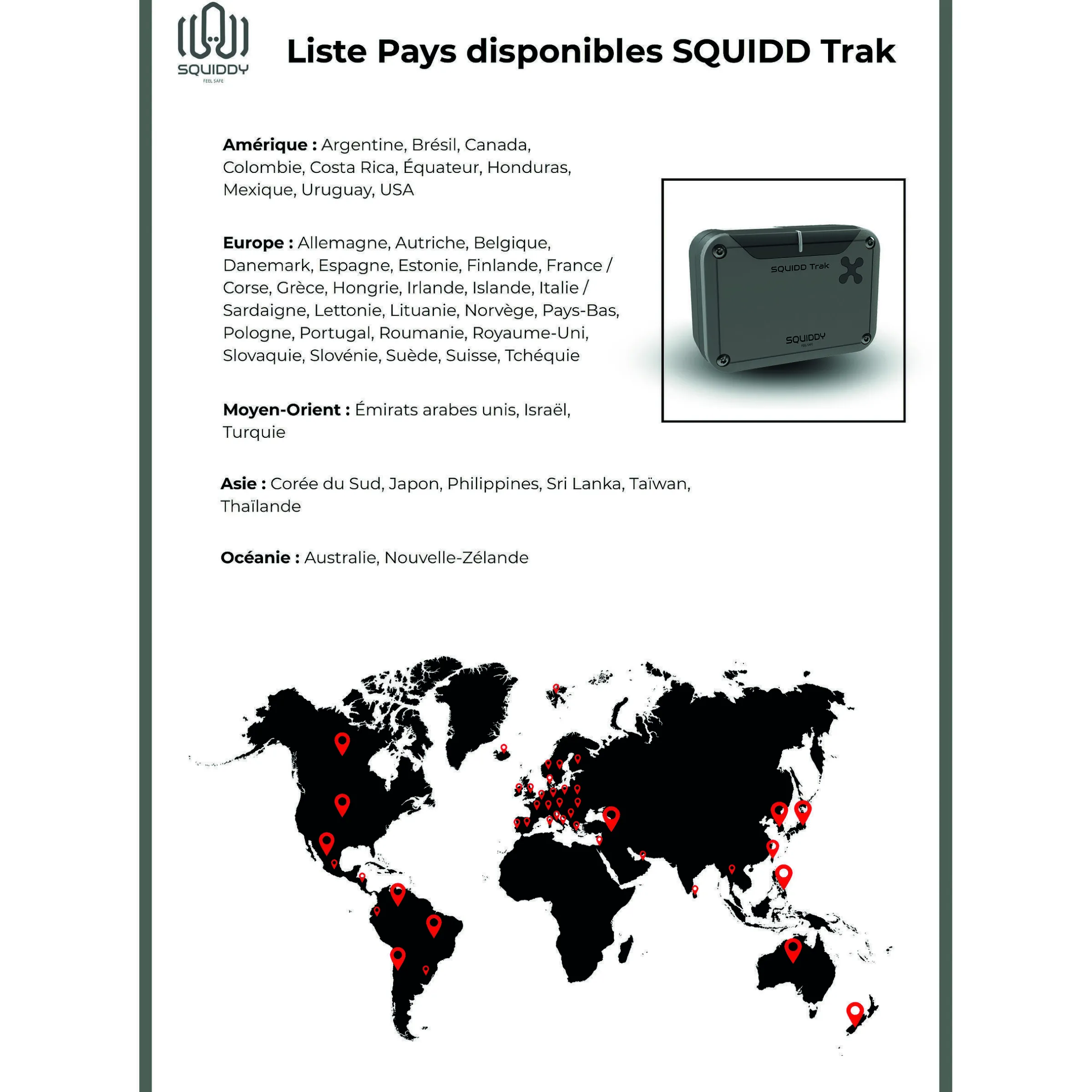 Pack alarme & traceur GPS Squiddy