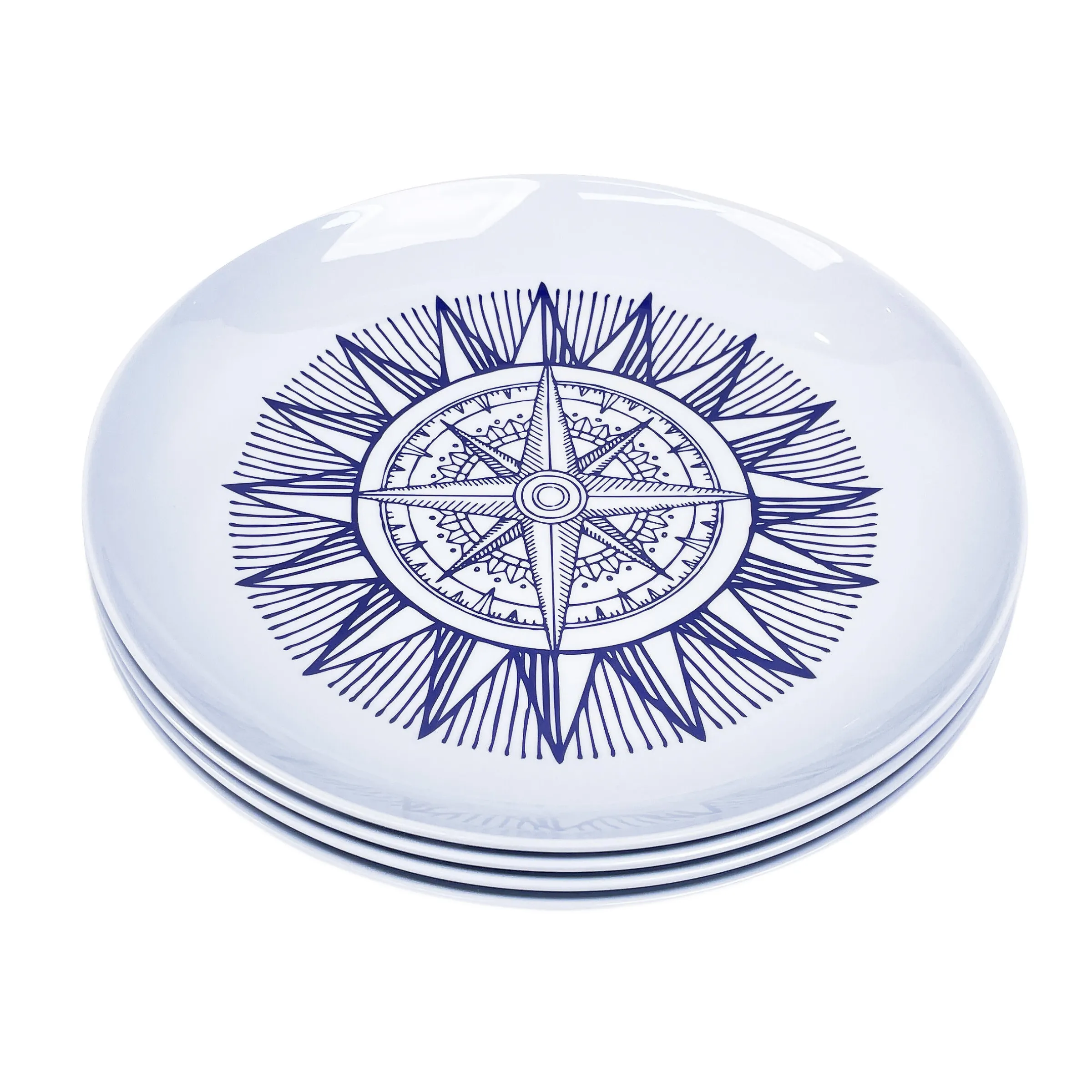 Pack 4 assiettes mélamine Cardinal