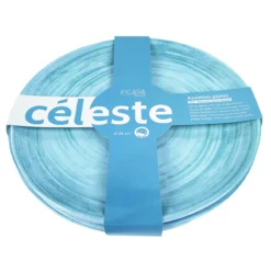 Pack 4 assiettes mélamine Céleste