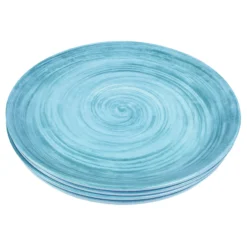 Pack 4 assiettes mélamine Céleste
