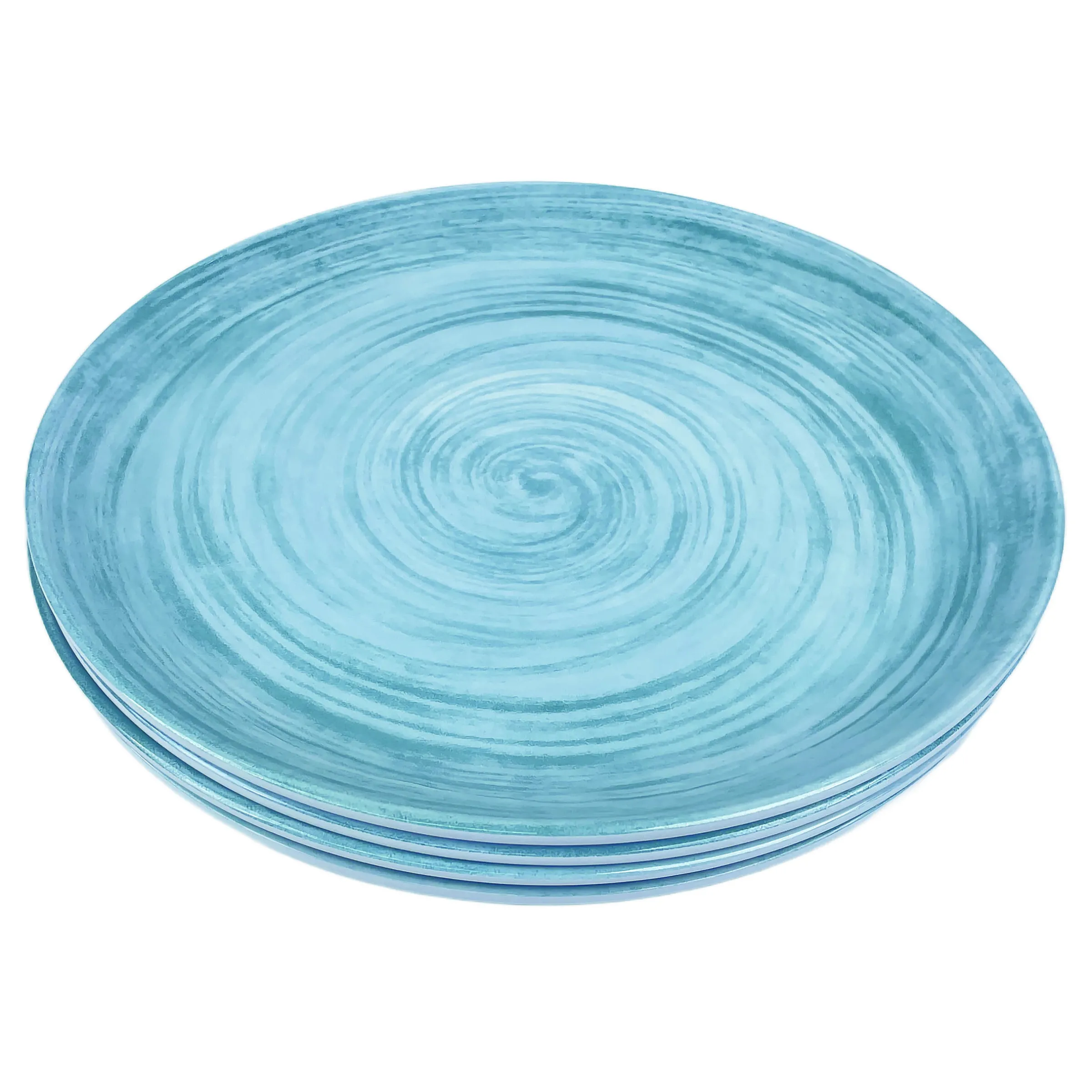 Pack 4 assiettes mélamine Céleste